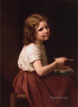 ウィリアム・アドルフ・ブーグロー Painting - ラ・スープ・リアリズム ウィリアム・アドルフ・ブーグロー